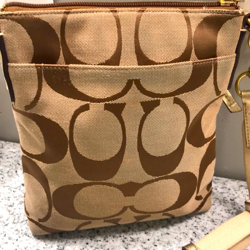 Coach Brown Logo Crossbody - Picture 3 of 6